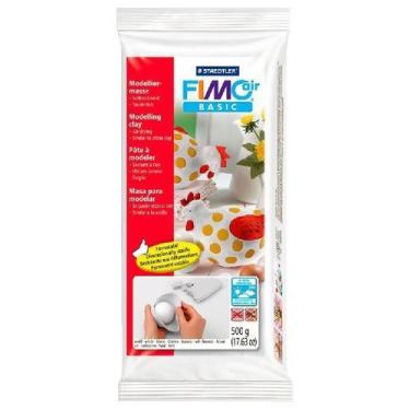 Imagem de Massa argila staedtler fimoair basic 500g branco