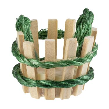 Imagem de Decoracao de cesto de ripas Darice Timeless Minatures, 2,5 cm