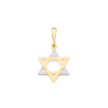 Imagem de Pingente folheado a ouro estrela de Davi - tam.único 5401360000