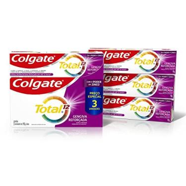 Imagem de Colgate Creme Dental Total 12 Gengiva Reforçada 90G 3 Unid