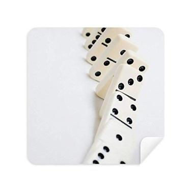 Imagem de Pai Gow Domino Gambling Photo Glasses Pano Limpador de tela Tecido Camurça Pacote com 2
