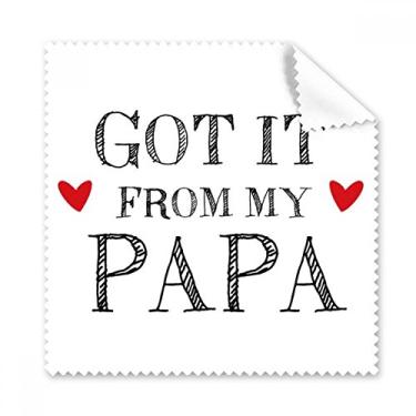 Imagem de Got It from My Papa Children Pather Present pano de limpeza para tela de telefone, 5 peças