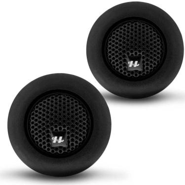 Imagem de Mini Tweeter Hurricane Twp Neo 80W Rms 4 Ohms Preto Crossover Embutido Par