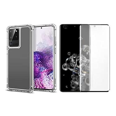Imagem de Capa Antichoque + Película de Gel 5D Compatível com Samsung S20 Ultra