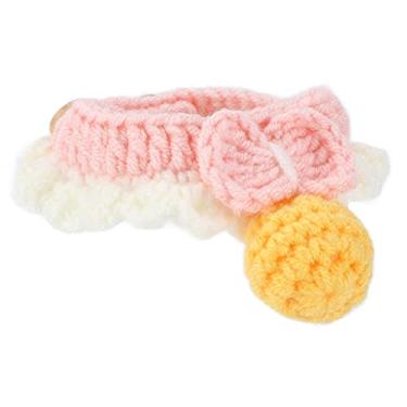 Imagem de Lenço de pescoço de ganso, gola ajustável acabamento requintado para aquecimento de pássaros (rosa, M)