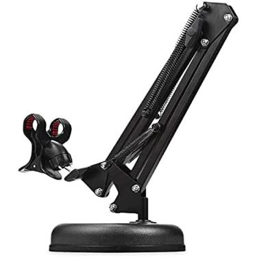 Imagem de KRASS Suporte de Microfone Extensível, Giratório 360°, com Braço Articulado Flexível para Microfone de Celular, Modelo A, Collector88