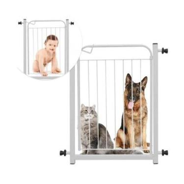 Imagem de Grade De Proteção Para Pet Cães Para Portas Portão 80Cm.