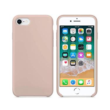 Imagem de Capa Case Capinha Silicone Interior Aveludado para iPhone 7/8 / SE2 - Rosa Iogurte 39