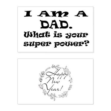 Imagem de Super Power – Citação do Festival dos Pais, Ano Novo, Cartão de felicitações, Mensagem de Abençoamento, Presente