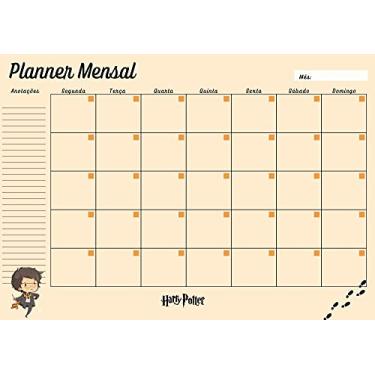 Imagem de Bloco Planner Mensal - Com tema Wizarding - 24 páginas A4
