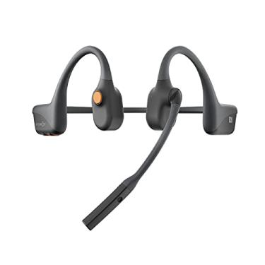 Imagem de AfterShokz Fone de ouvido Bluetooth estéreo sem fio com cancelamento de ruído para escritório, casa, negócios, caminhoneiros, uso comercial