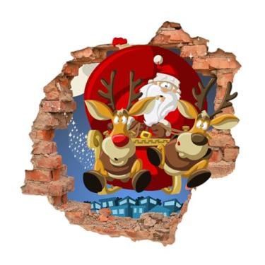 Imagem de Veemoon 1 Unidade Adesivo de parede de Natal adesivo de carro dentro adesivos decoração...