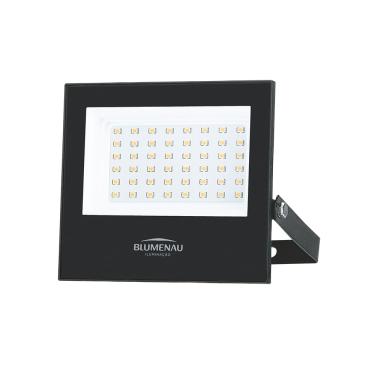 Imagem de Refletor Led 50W Bivolt 3000K 3900LMS IP-66 Preto Ref.78503000 - Blumenau Blumenau