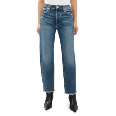 Imagem de PAIGE Calça jeans feminina Alexis Barrel Leg, Lovejoy envelhecida, 30 Normal