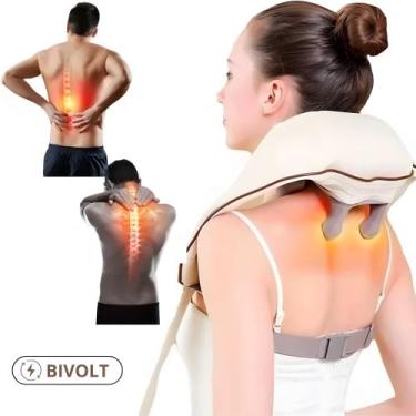 Imagem de Colete Pescoço Massageador Shiatsu Cervical Ombros E Lombar - MASSAGE 