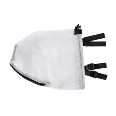 Imagem de Ｂｅｓｇａ Capa protetora para focinheira de animal de estimação com zíper, malha respirável, confortável, anti-mordidas, nylon macio e ajustável para caminhadas