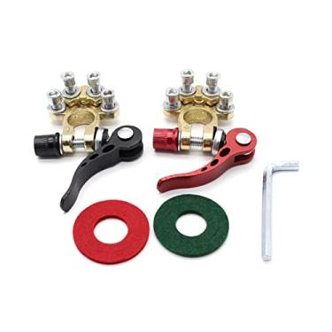 Imagem de Chusui 2 peças terminais de bateria de carro conector braçadeira de liberação rápida ajuste ferramenta de desconexão