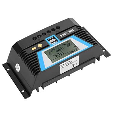 Imagem de Aramox Regulador Inteligente Com Controlador Solar, 30A 12V/24V/36V/48V Controle de Carregamento para Baterias de Variedades Compatíveis Com Lítio Selado, Gel, Líquido, Lítio e Ternário