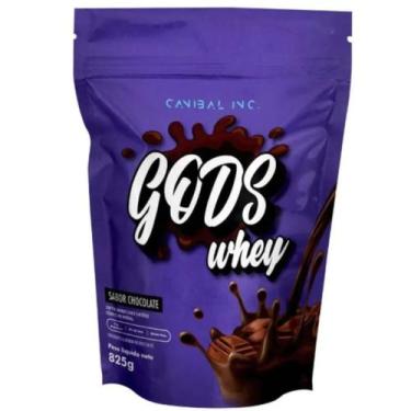 Imagem de Whey Gods 100% Refil 900g Sabor Chocolate Canibal - CANIBAL INC
