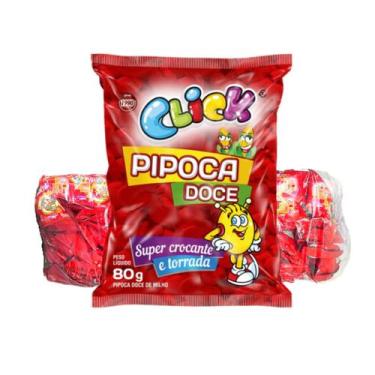 Imagem de Pipoca Doce Click 80g Fardo C/ 13 Unidades