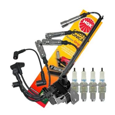 Imagem de Kit Bobina U1093 + Velas BUR5ETB10 + Cabos ST-V17 Compatível com Gol Mi 1.0 8V 1997 a 2001 Gol Special 2000 a 2005