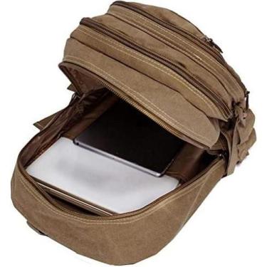Imagem de Mochila Notebook 15 Lona Fundo Expansível Camping Grande - Plat1