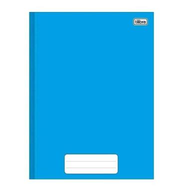 Imagem de Caderno Costurado Tilibra Universitário Capa Dura Pepper Azul 80 Folha