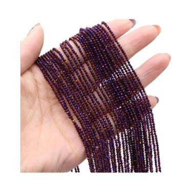 Imagem de Contas De Pedra Natural Espinela Facetada Cor Dourada 2mm 3mm Para Ace