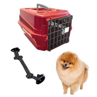 Imagem de Brinquedo Cabo de Guerra Cachorro + Caixa Transporte Pet N1 - MecPet