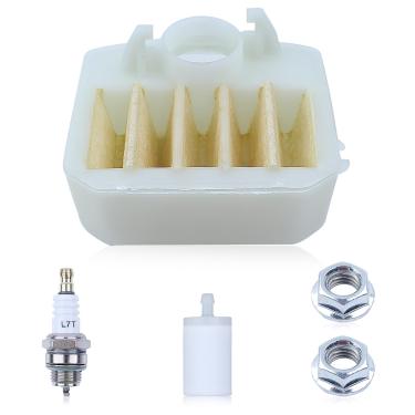 Imagem de Porcas de filtro de ar com filtro de combustível para motosserra Husqvarna 340 345 346 XP 350 351 353 537024003
