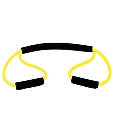 Imagem de HHHJQFAAT Corda de tração de borracha para treinamento de velocidade Muay Thai Karate Arm Strength Training Adequado para treino de ginástica em casa (Cor: A, Tamanho: Tamanho único) (Um tamanho)