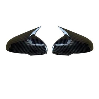 Imagem de Compatível com KIA Stinger 2018-2022 Adesivo de carro Retrovisor Tampa do espelho lateral Tampa da asa Porta externa Vista traseira Caso Guarnição de fibra de carbono