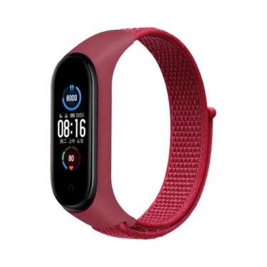 Imagem de Pulseira De Nylon Respirável Para Xiaomi Mi Band 7 6 5 4 3 8, Correia 
