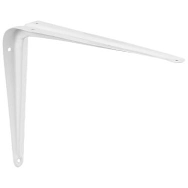 Imagem de Kit 4 Un Cantoneira Suporte P/ Prateleira 08" X 10" Leve Branco 3841 -