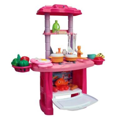 Imagem de Cozinha Infantil Completa 43pçs Importway Bw091 com Som e Reservatório