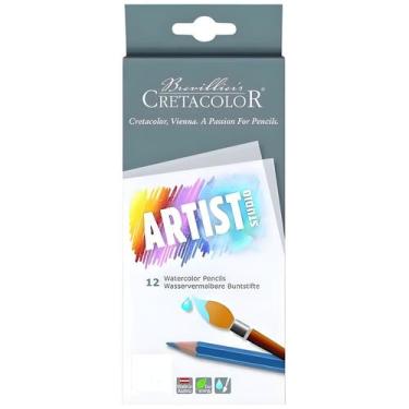 Imagem de Lápis de Cor Aquarelavel Artist Studio Cretacolor 12 Cores