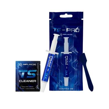 Imagem de Pasta Térmica Implastec TS Pró - Seringa 4g - 6,2 W/mK