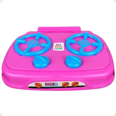 Imagem de Zucatoys Fogãozinho 2 Bocas Cook Top Cozinha Brinquedo Faz de Conta
