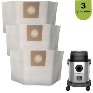 Imagem de Saco de Aspirador Electrolux GT12L Inox 3Unid Limpeza Rapida - AllClea