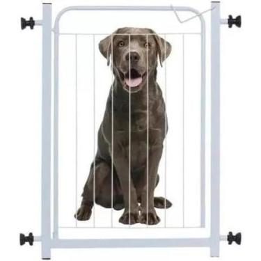 Imagem de Grade De Proteção para Pet Cães Para Portas Portão até 80cm