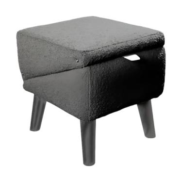 Imagem de IEUDNS Cadeira para animais de estimação, escada para cachorro, ornamento profissional, presentes, multifuncional, filhote, essencial para cama, carros, cães, Preto Cinza