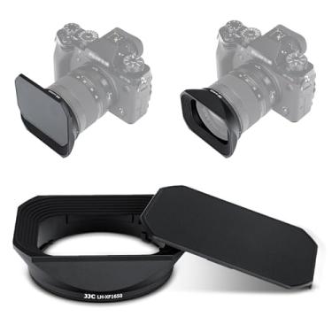 Imagem de JJC Capa De Lente Quadrada Metal Com Tampa Para Fujifilm Fuji Xf 16-50 Mm F/2.8-4.8 R Lm Wr Em X-T50 Xt50 X-T5 X-S20 X-T30 Ii X-T20 X-T10 X-T4 X-T3 X-T2 X-S10 X-H2S X-H2 X-E4 X-T200 X-T100 X-Pro3