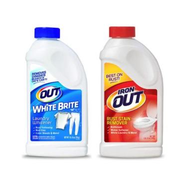 Imagem de Branqueador de roupa e removedor de manchas de ferrugem Powder OUT Whi