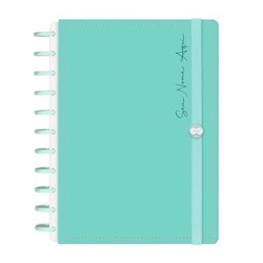 Imagem de Caderno De Disco Iscool Inteligente 140 Folhas Personalizado Solid Colors Verde Oceano G+