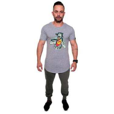 Imagem de Camiseta  Longline Kruger's Concept CHAVES CHAPOLIN - Masculino - G - 