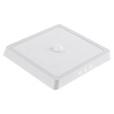 Imagem de Painel LED 18W com Sensor Sobrepor Luz Branco frio 6500K - Taschibra