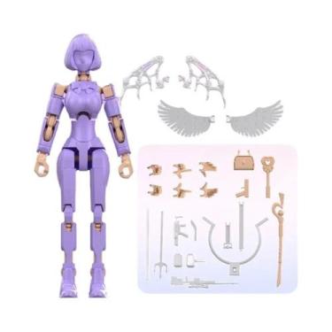 Imagem de Boneca Articulada 3D Impressa Em 3D, Figura De Ação De Menina Bonita P