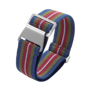 Imagem de Pulseira De Relógio De Nylon Elástico De 18mm 20mm 22mm Para Seiko Tud