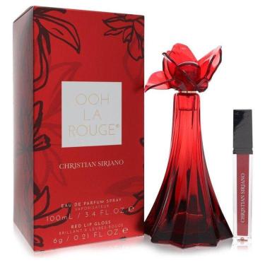 Imagem de Perfume Feminino Ooh La Rouge Christian Siriano Edp+red Lip Gloss 100 Ml