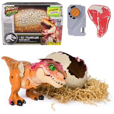 Imagem de Primal Hatch Jurassic World Ovo Interativo de Dinossauro com Mais de 100 Sons e Reações - Treine Seu Próprio Bebê T-Rex!